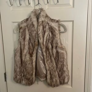 BCBGeneration Faux Fur Vest - XS/S